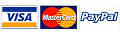 Visa, Mastecard, Paypal logos